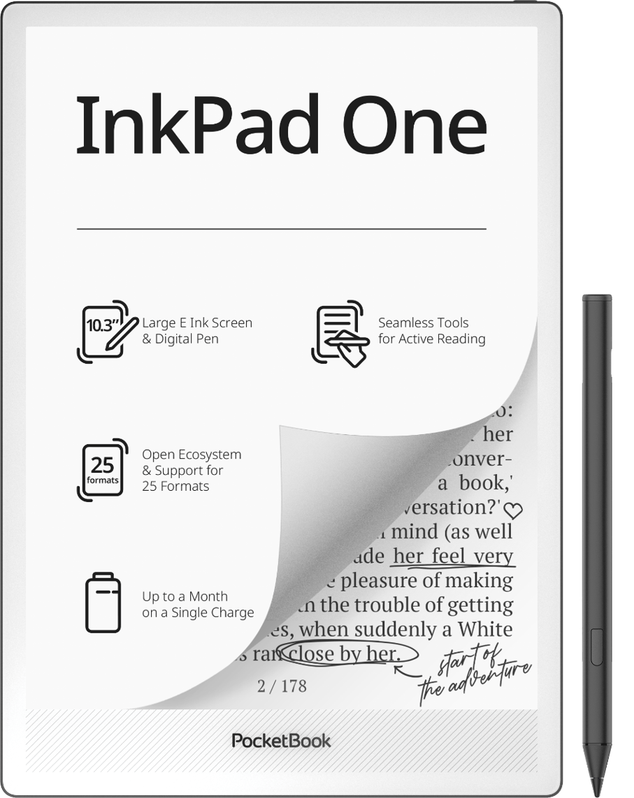 PocketBook InkPad One Matte Black (PB1030)