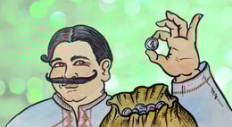 Казка про жадібного багатія та чарівну торбину.