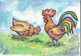 Півник та курочка