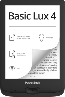 PocketBook 618 Basic Lux 4 Ink Black