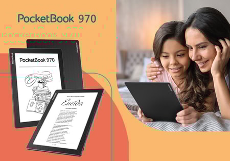 PocketBook 970 вже доступний для замовлення! Зустрічайте доступний рідер із великим екраном