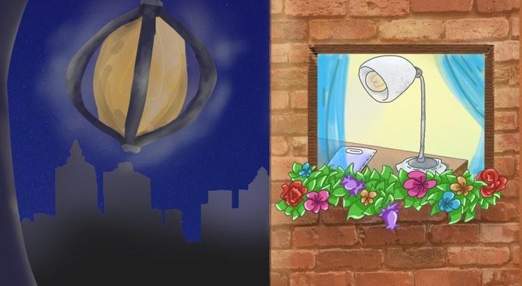 Казка про ліхтар і лампочку