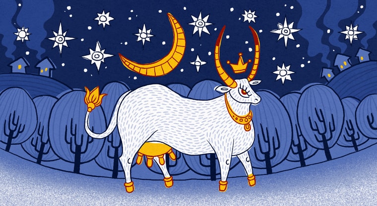 Біла теличка