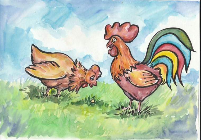 Півник та курочка