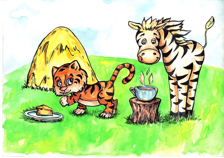 Тигреня Бінкі та його смужки