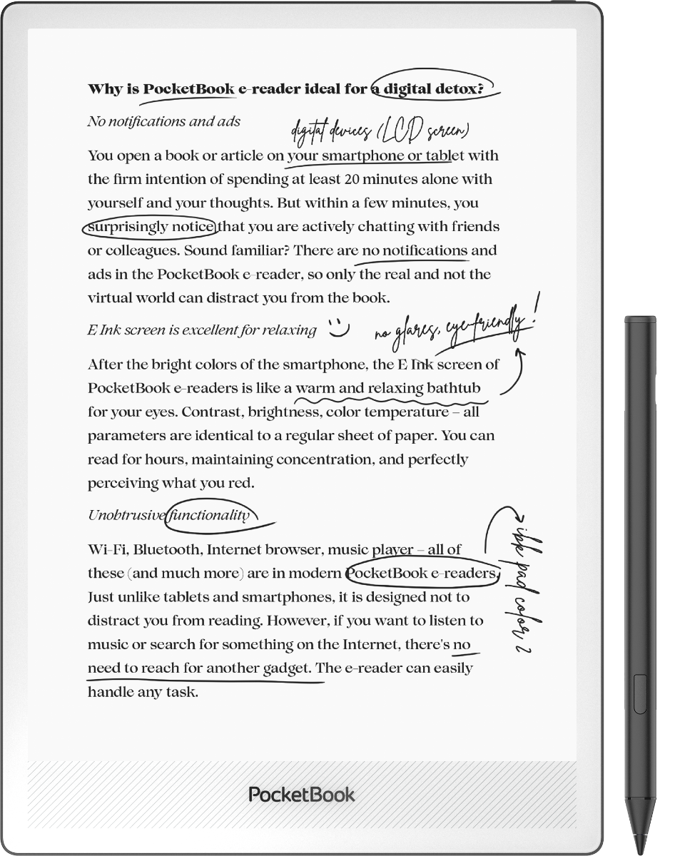 PocketBook InkPad One Matte Black (PB1030)