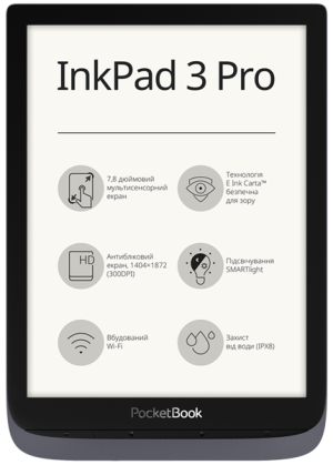 PocketBook InkPad 3 Pro Metallic Grey 740-2 фото №1