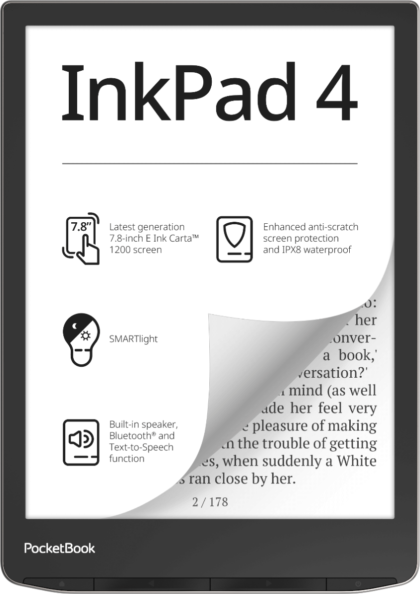 PocketBook InkPad 4 Stardust Silver фото 1