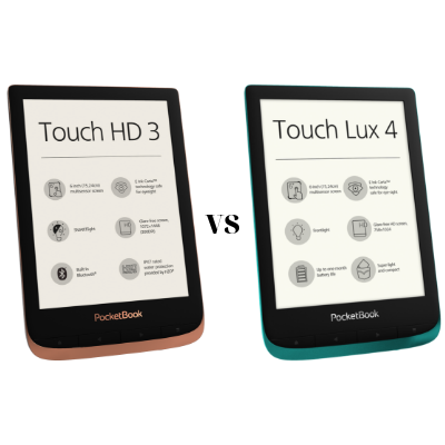 PocketBook Touch HD 3 vs PocketBook Touch Lux 4: какую модель выбрать?